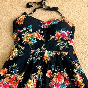 Black Floral Dress